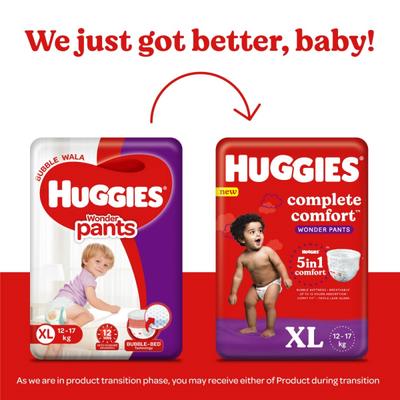 Huggies Complete Comfort Wonder Diaper Pants (XL) 56's - Diapers & Wipes
