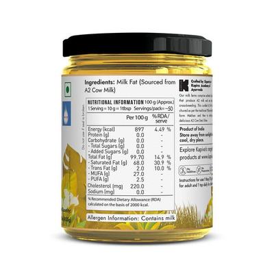 Kapiva A2 Desi Cow Ghee 500 ml - Speciality Medicines