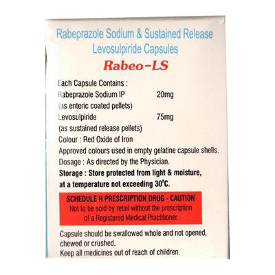 RABEO LS Capsule 10's - Ulcer/Reflux/Flatulence-Aaa