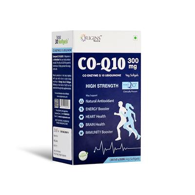 Origins Nutra CoQ-10 300 mg Veg Softgel Capsule (Pack of 3 x 10's) 1's - Co-Q