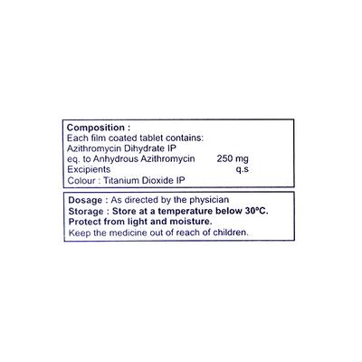 ZATURA 250mg Tablet 6's - Bacterial Infections-Mac