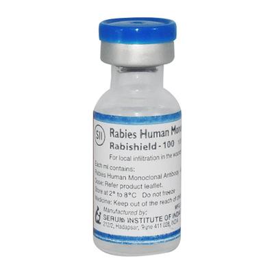 Rabishield 100IU Injection 2.5ml - Rabies