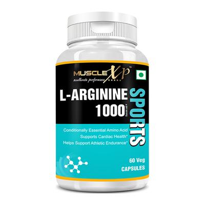 MuscleXP L-Arginine 1000 mg Sports Veg Capsule 60's - Amino Acids