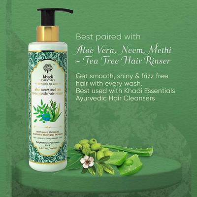 Khadi Essentials Luxurious Hair Care Conditioner - Shea Butter, Tea Tree & Thyme 200 ml - Conditioners
