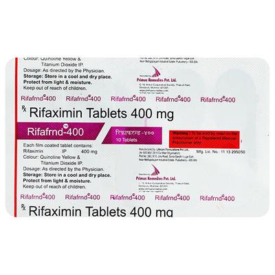 RIFAFRND 400 Tablet 10's - Bacterial Infections-OAB