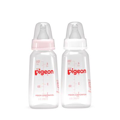 Pigeon Flexible 0+ Months PP Feeding Bottle (Pack of 2 x 120 ml) 120 ml - Feeding & Nursing
