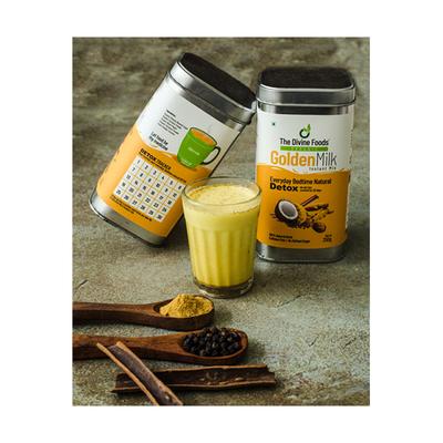 The Divine Foods Organic Golden Milk Instant Mix Powder 250 gm - Protein Drink