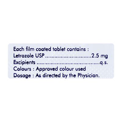 LETRODAC 2.5mg Tablet 10's - Cancer Oncology-Hor