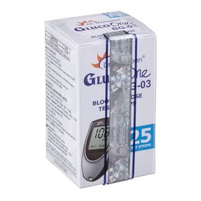 Dr.Morepen GlucoOne Blood Glucose Test Strips (Pack of 25's) (BG03) - Blood Glucose Monitors/Strips