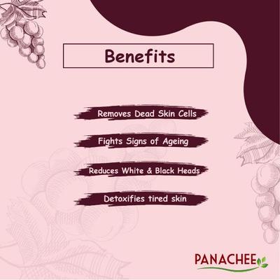 Panachee Vine Face Scrub - Grapevine Extract 100 gm - Face Scrubs