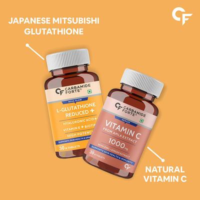 CF L- Glutathione Reduced + Vitamin C Tablet - Combo Pack 30's - Vitamin C
