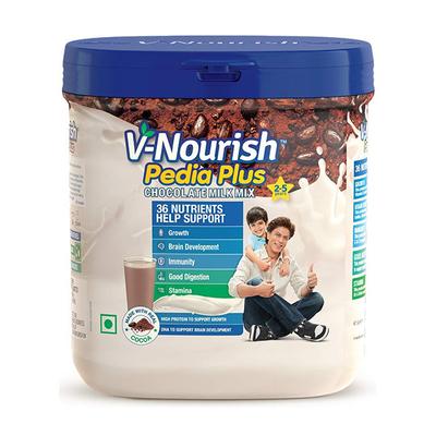 V-Nourish Pedia Plus Milk Powder - Chocolate Flavour 200 gm - Kids Nutrition