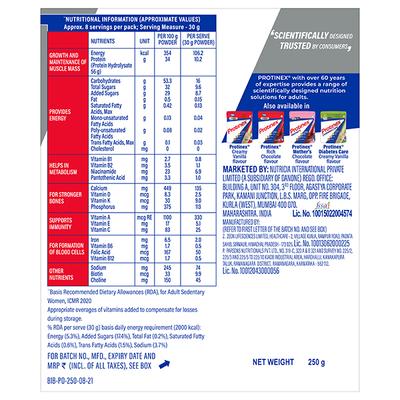 Protinex Powder - Original Flavour 250 gm (Refill Pack) - Protein Drink