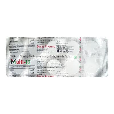 MULTI 12 Tablet 10's - Supplements-Vam