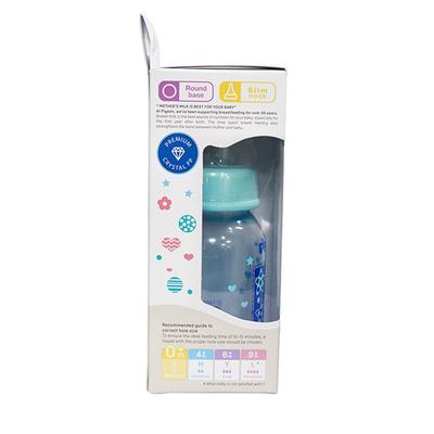 Pigeon Flexible 0+ Months PP Feeding Bottle - Blue 120 ml - Feeding & Nursing
