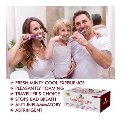 Ningen Sugar Free Curcumin Toothpaste Tablet 100's - Herbal Dietary Supplement