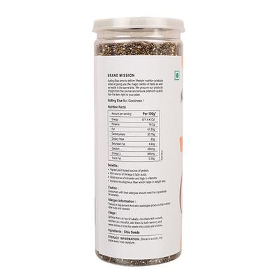 Nutting Else Chia Seeds 200 gm - Nutritional Bars