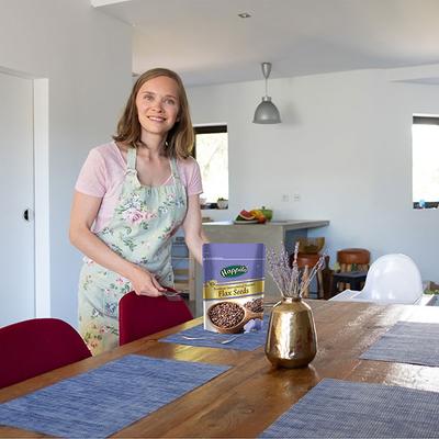 Happilo Premium International Raw Authentic Flax Seeds 250 gm - Nutritional Bars