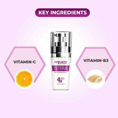 Keya Seth Aromatherapy Tetra Skin Whitening Serum 30 ml - Face Serum
