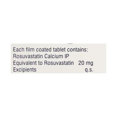 Rosubest 20mg Tablet 10'S - High Cholesterol-Dys