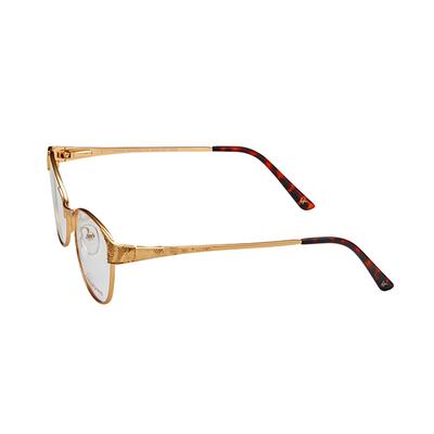 Vision Express 49092 Gold Rectangle Eyeglasses (Including Anti-Reflective Coating Lens) 1's - Wearables Eye Glasses