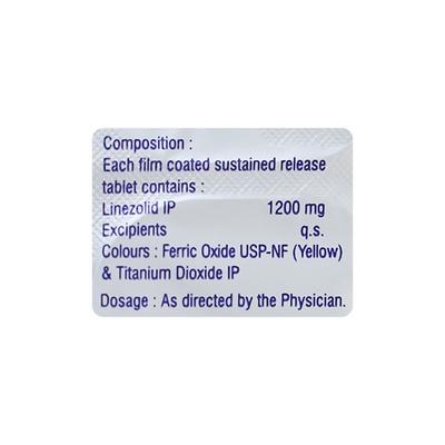 Ozolid SR 1200mg Tablet 5'S - Bacterial Infections-OBL