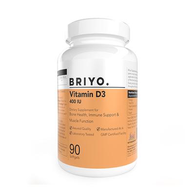 Briyo Vitamin-D3 400 IU Softgel Capsule 90's - Multi-Vitamins