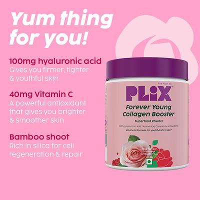 Plix The Plant Fix Collagen Supplement Powder To Support Skin Elasticity 2's - Hair & Skin