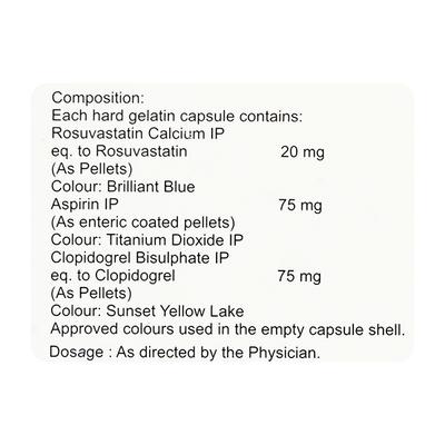 STATPURE GOLD 20 Capsule 10's - Blood Clot-Ant