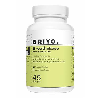Briyo breatheEase Softgel 45's - Vital Health