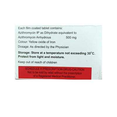 ZITAB 500 Tablet 5's - Bacterial Infections-Mac