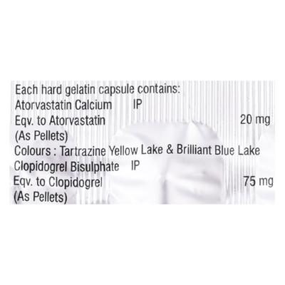 Pritorva CV 20mg Capsule 10'S - High Cholesterol-Dys
