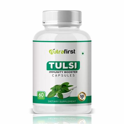 Nutrafirst Tulsi 500 mg Capsule 60's - Herbal Dietary Supplement