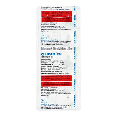 Cilidin CH Tablet 10'S - Hypertension-Cal