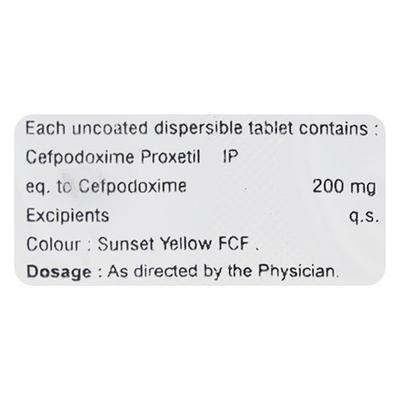 CEPOTEL 200 Tablet 10's - Bacterial Infections-Cep