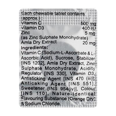 ZNCD Chewable Tablet 10's - Supplements-Vam