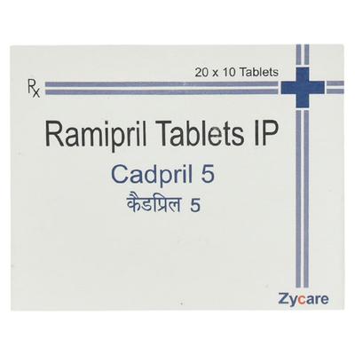 Cadpril 5mg Tablet 10'S - Hypertension-ACE
