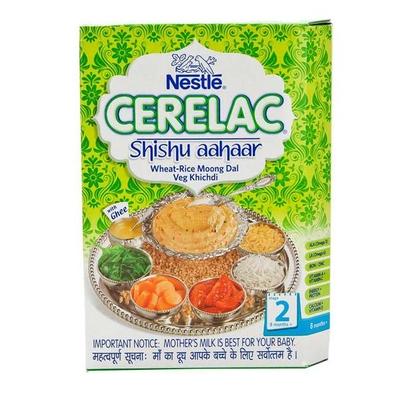 Nestle Cerelac Shishu Aahaar Wheat-Rice Moong Dal Veg Khichdi Stage 2 (From 8 Months+) 300 gm - Baby And Infant Supplements
