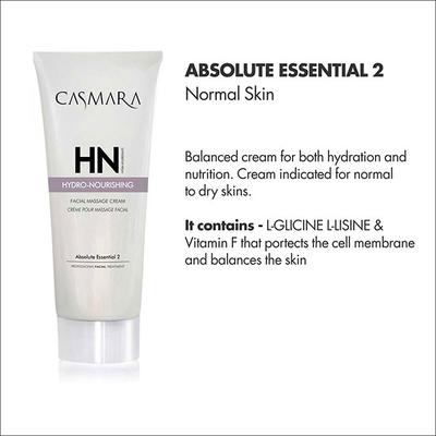 Casmara Absolute Essential 2 Facial Massage Cream - Hydro Nourishing 200 ml - Lotions & Creams
