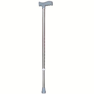 AmbiTech Premium Aluminium Height Adjustable Single Walking Stick 1's - Wheelchairs & Walking Sticks