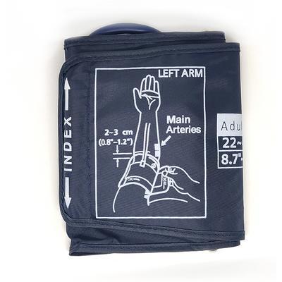 Sahyog Wellness Single Tube Blood Pressure Monitor Cuff (Extra Long, 22-42 cm) - Dark Blue - Blood Pressure Monitors