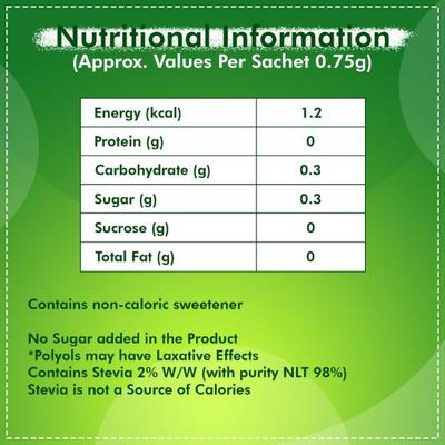 Equal Stevia Sweetener Sachet (Pack of 5 x 100's) 1's - Sugar Substitute