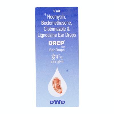 DREP NEW Ear Drops 5ml - Ear Conditions-EAC