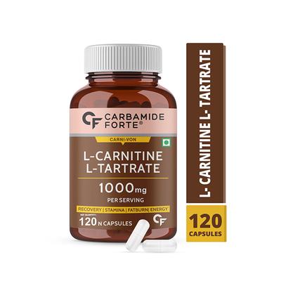 Buy CF Carni-Von L-Carnitine L-Tartrate 1000 mg Veg Capsule 120's Online at  Discounted Price | Netmeds