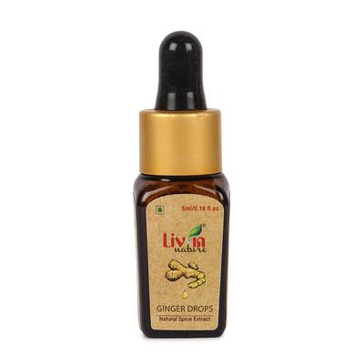 Liv In Nature Spice Extract Drops - Ginger 5 ml - Herbal Dietary Supplement