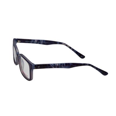 Vision Express 12055 Blue Rectangle Eyeglasses (Including UV Blue Lens) 1's - Wearables Eye Glasses