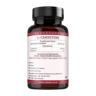 Vitawin L-Carnitine Capsules 60's - Weight Loss