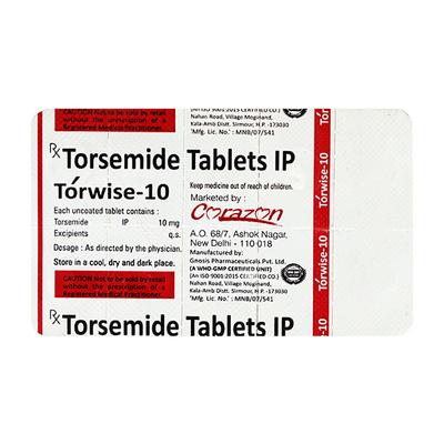 TORWISE 10 Tablet 10's - Hypertension-Diu