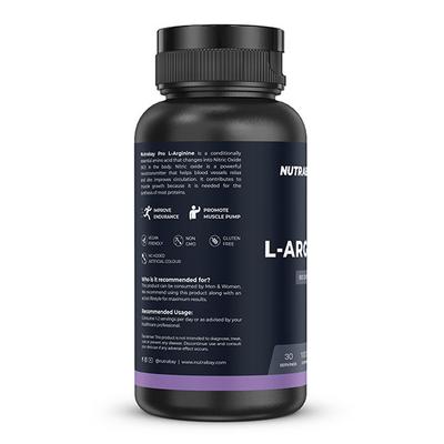 Nutrabay Pro L Arginine Capsule 60's - Amino Acids