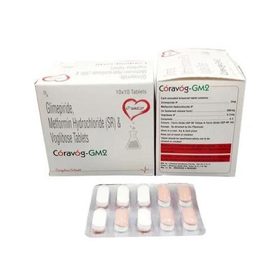 CORAVOG GM 2 Tablet 10's - Diabetes-Ant
